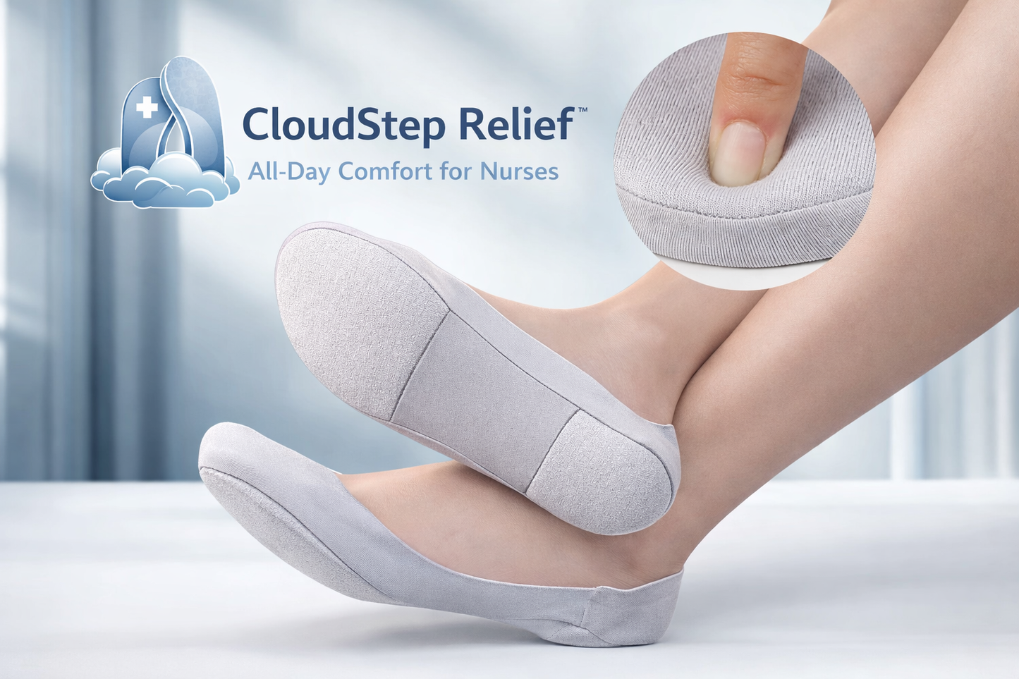 CloudStep Relief™ – All-Day Comfort Insoles